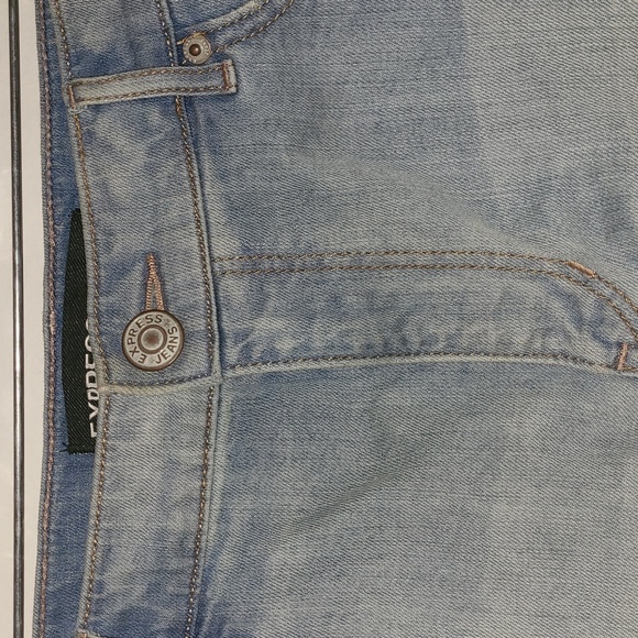 EXPRESS Multi-Color Denim Skirt Size 12 - Picture 5 of 10